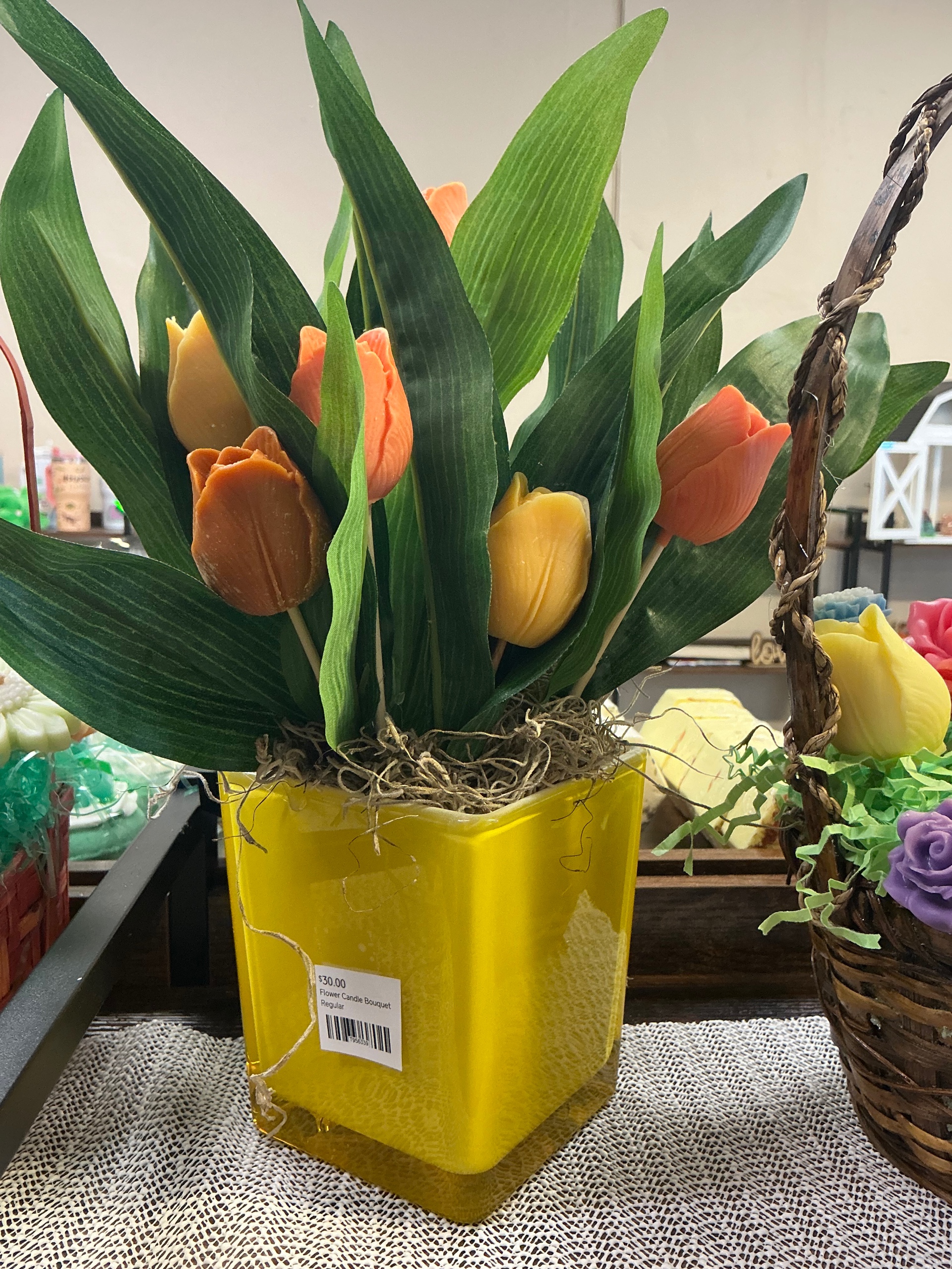 Flower Candle Bouquet