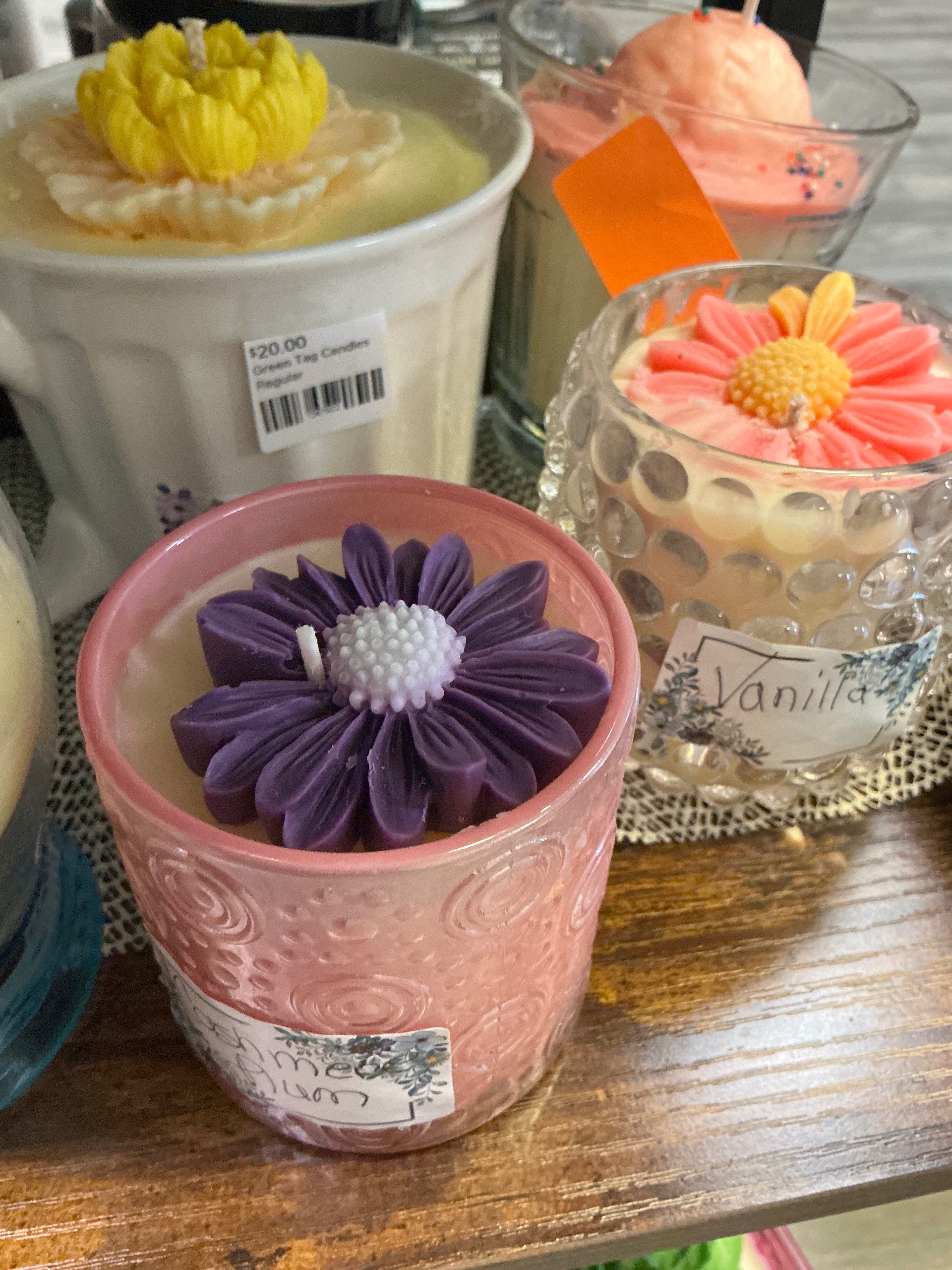 Yellow Tag Candles