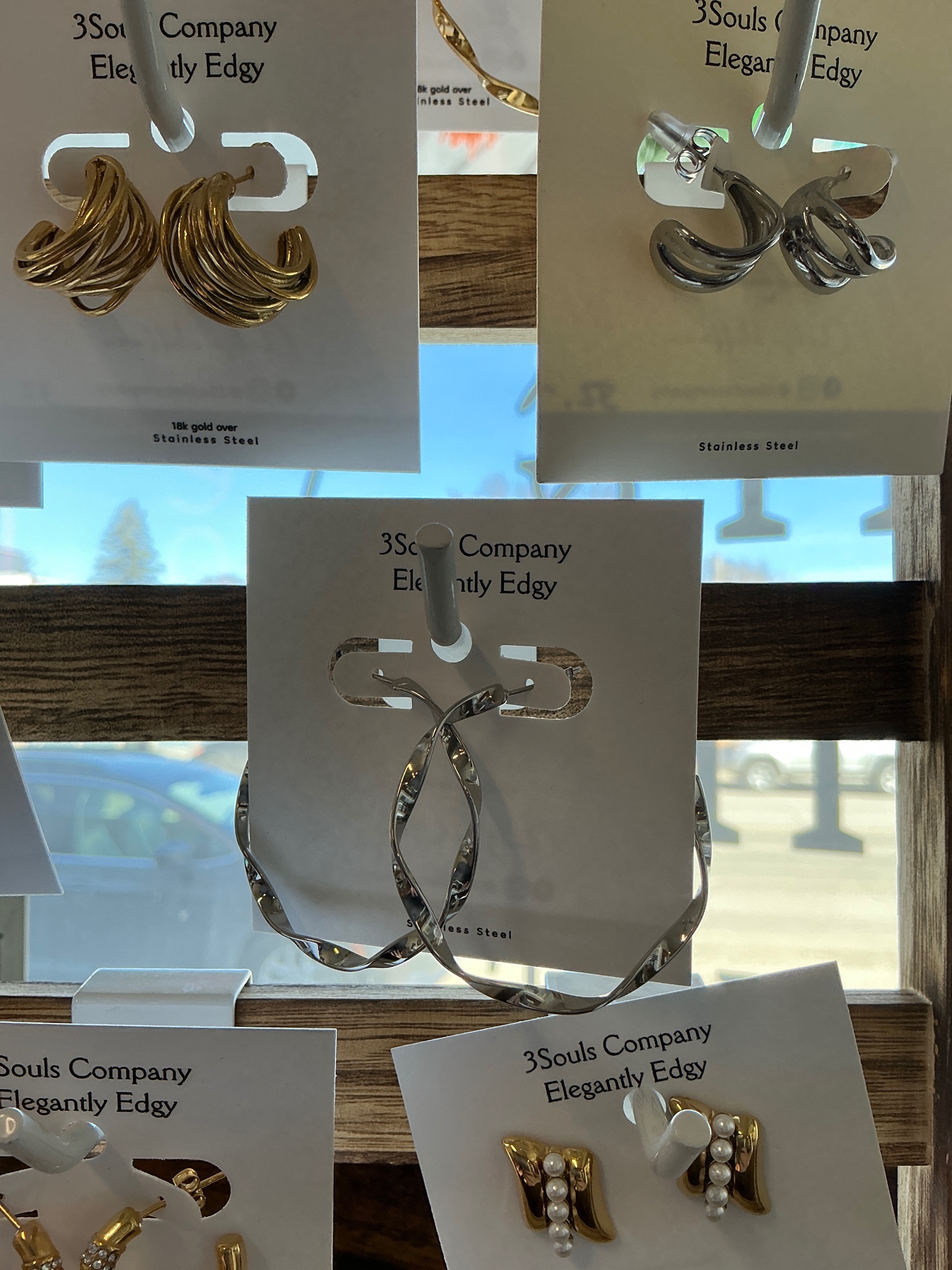Twisted Hoop Earrings