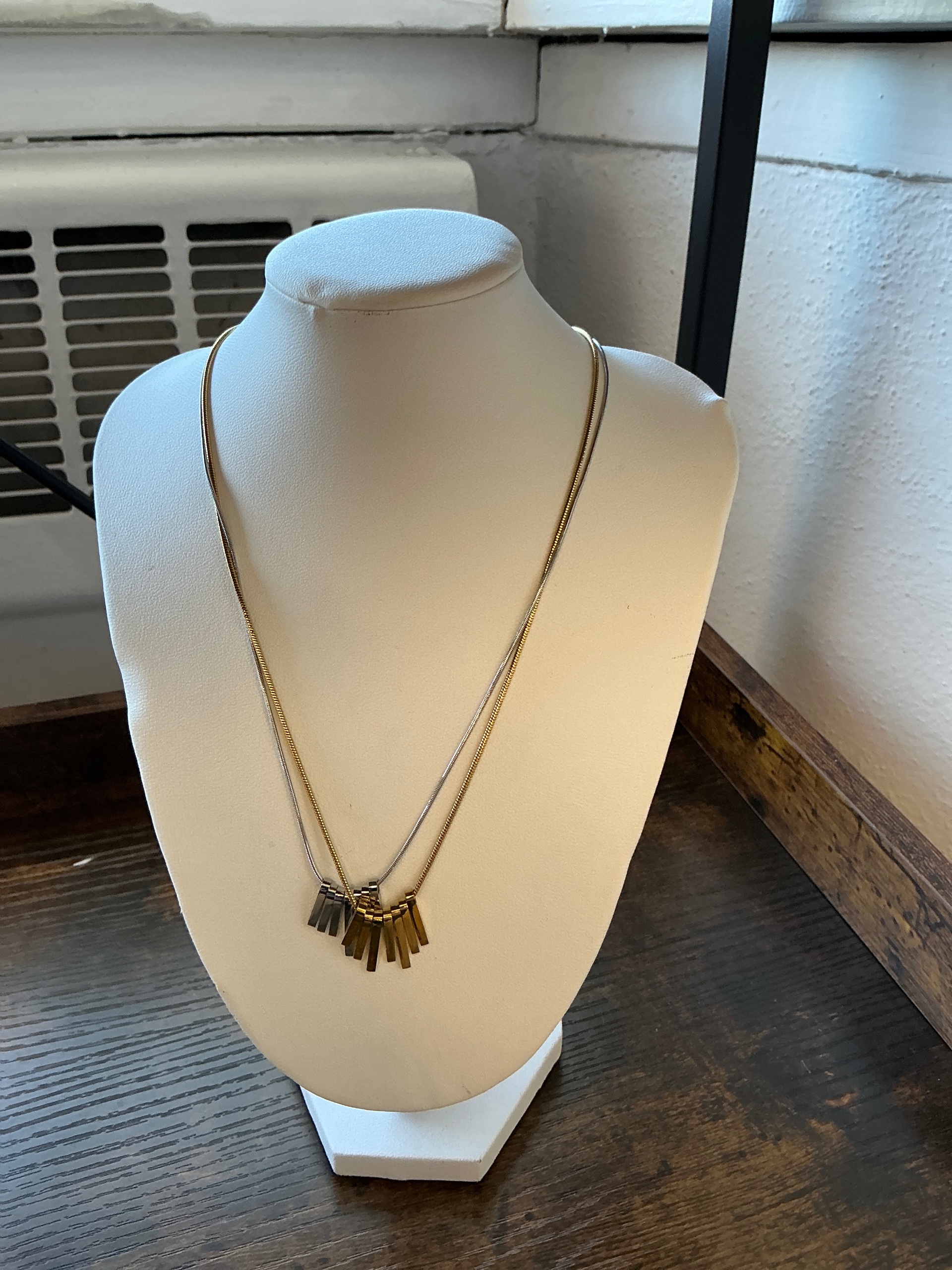 Timeless Multibars Necklace (1 gold/1 silver)