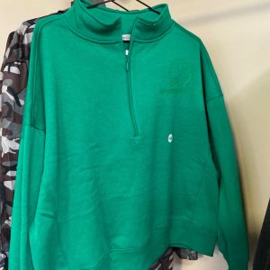 GREEN EMMETS HALF ZIP 3XL