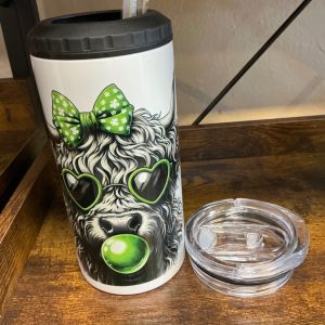 Cow Life 16oz Koozie Tumbler