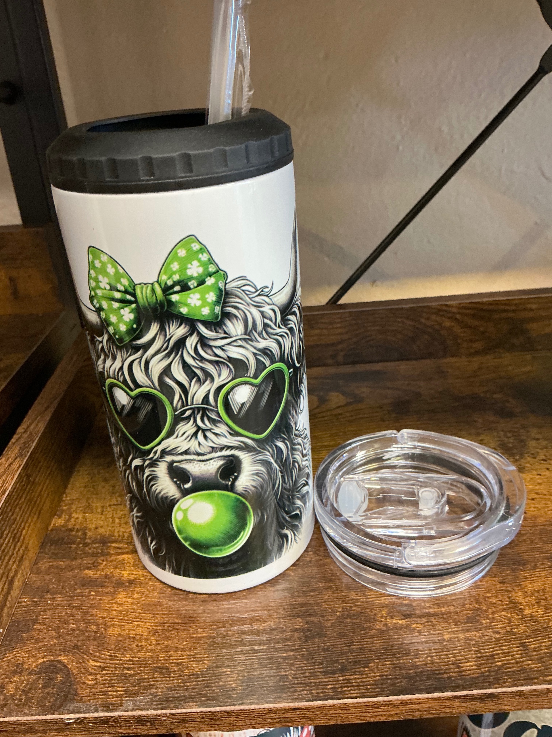 Cow Life 16oz Koozie Tumbler