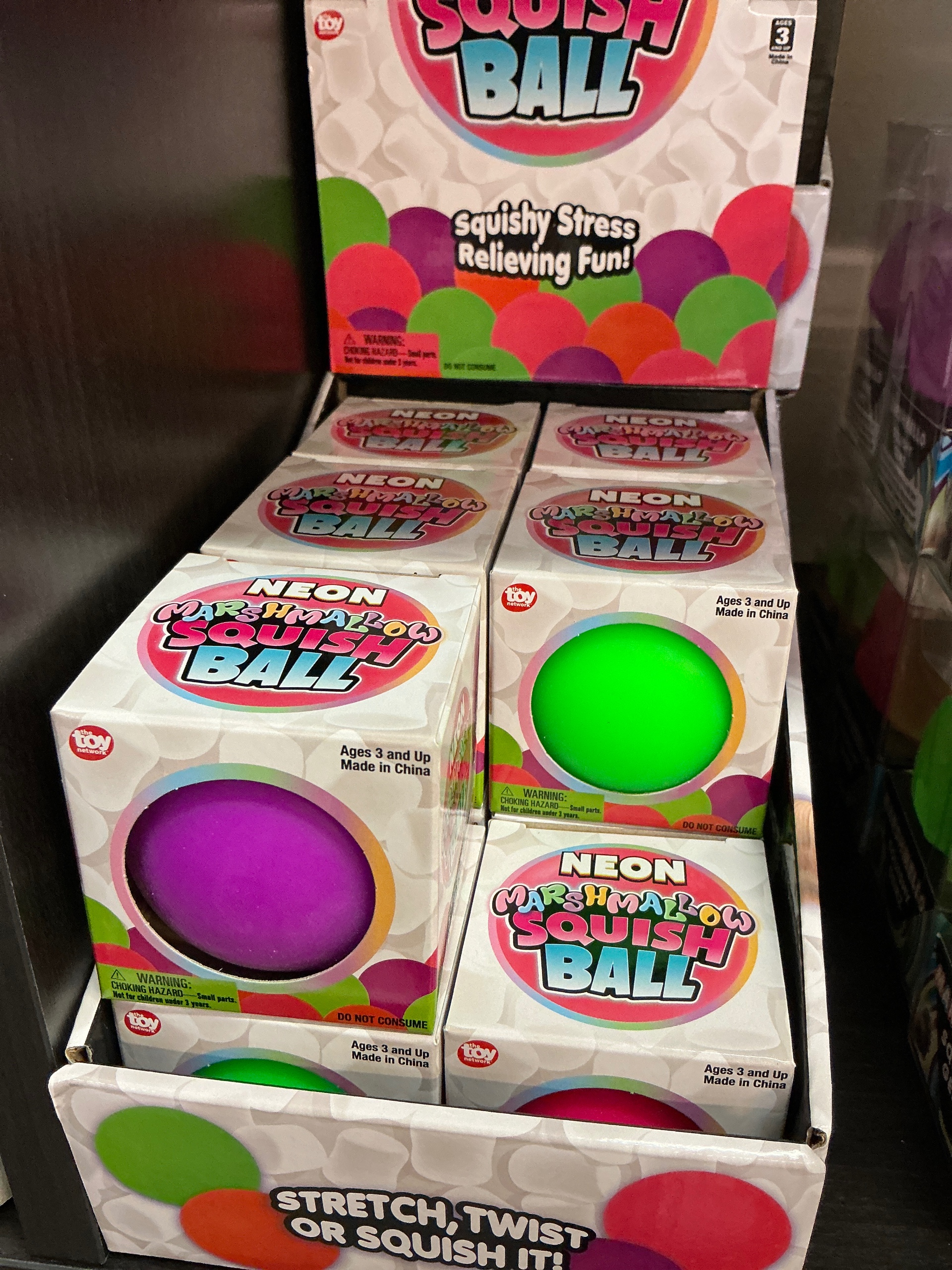 Marshmallow Neon Squishy Ball (Small)