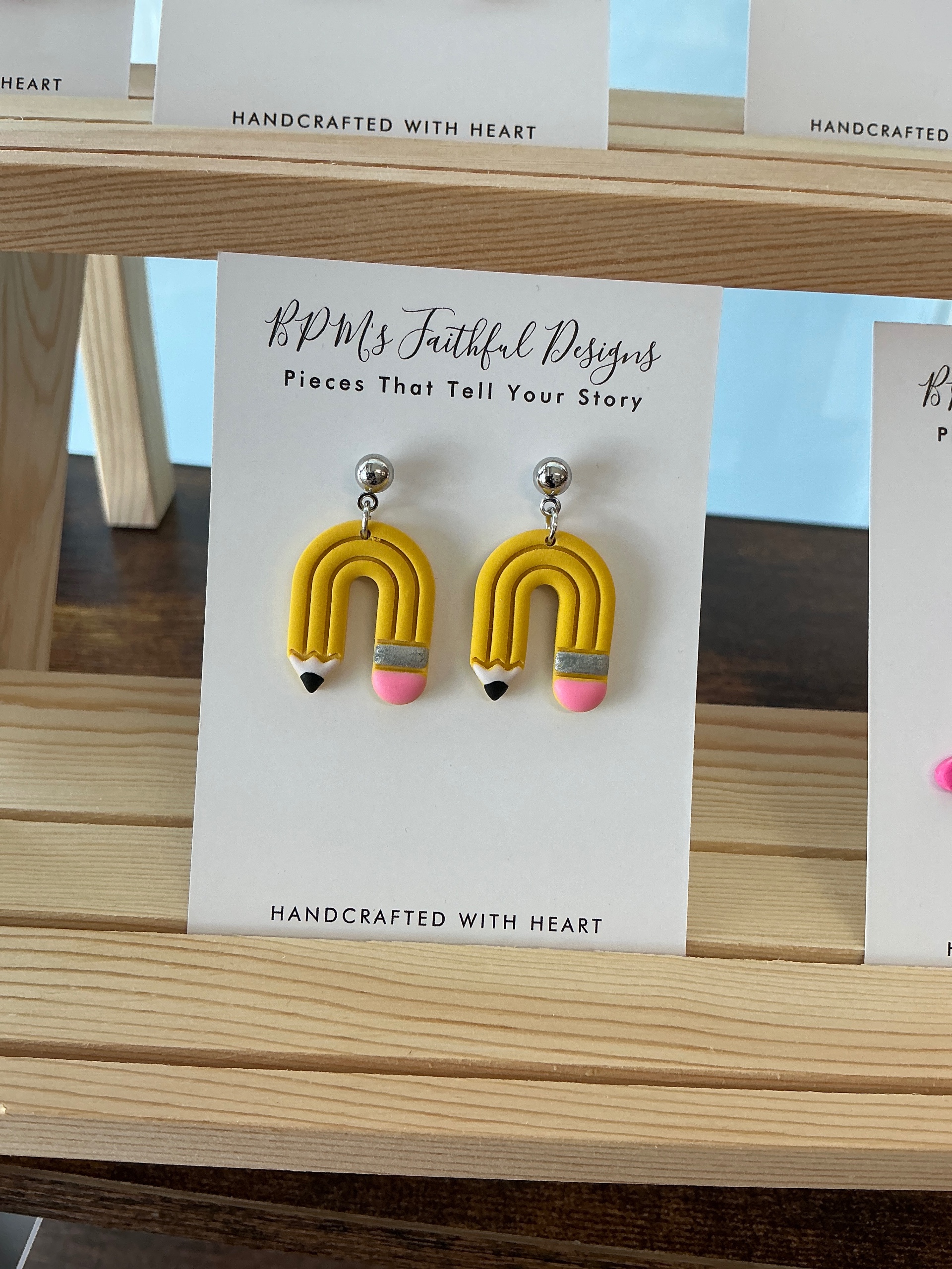 Bendy Pencil Earrings