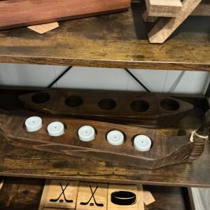 Canoe Candle Holder