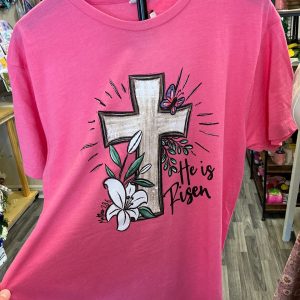 He is Risen (Pink)