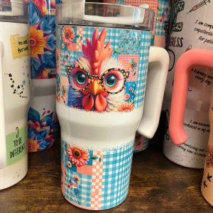 Rooster 20 oz with handle sale