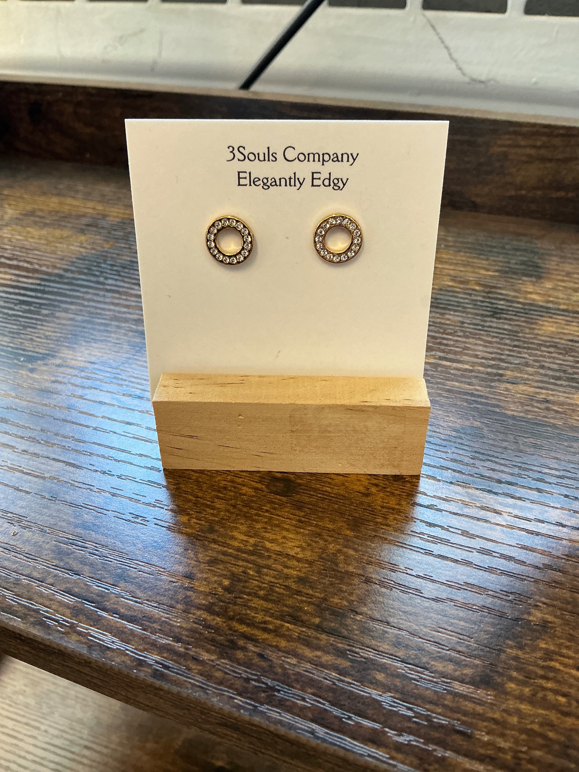 Stone Stuffed Earrings