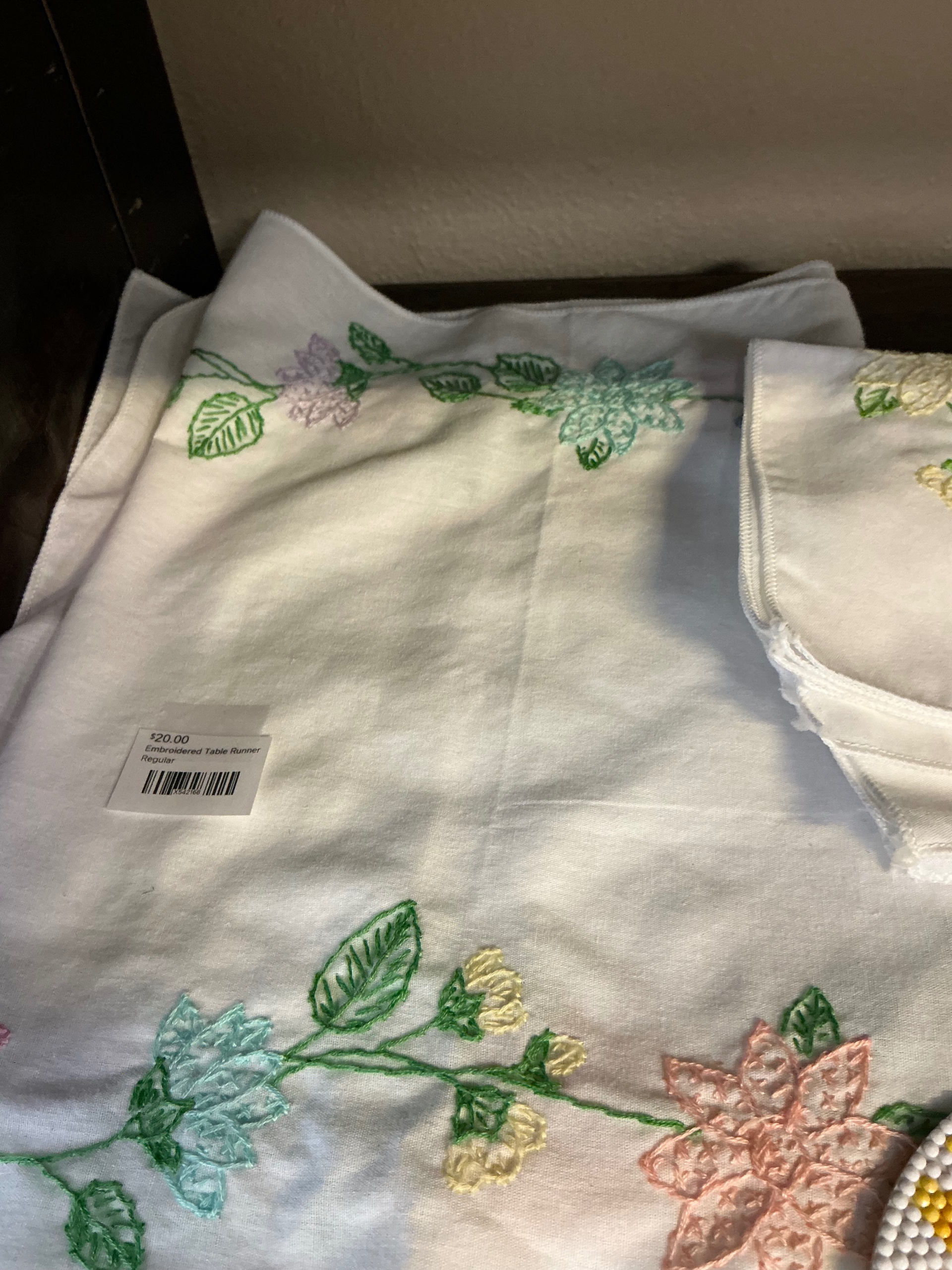 Embroidered Table Runner